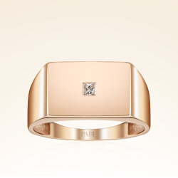 0,03 Karat Pırlanta Rose Trend Yüzük - Pare Pırlanta