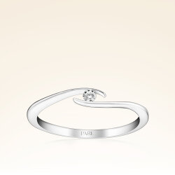 0,05 Karat Tektaş Pırlanta Yüzük - Pare Pırlanta