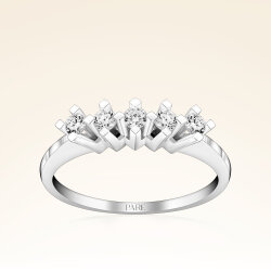 0,10 Karat Beştaş Pırlanta Yüzük - Pare Pırlanta