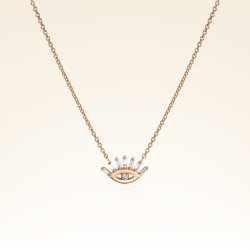 0,11 Karat Pırlantalı Trend Kolye - Pare Pırlanta