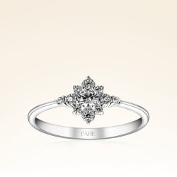 0,25 Karat Fantezi Pırlanta Yüzük - Pare Pırlanta