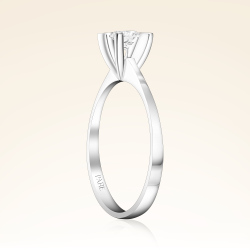 G Renk 0,30 Karat HRD Sertifikalı Tektaş Pırlanta Yüzük - Pare Pırlanta (1)