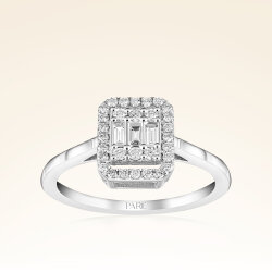 0,36 Karat Baget Pırlanta Yüzük 