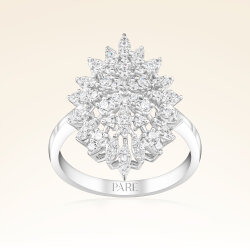 0,65 Karat Fantezi Pırlanta Yüzük - Pare Pırlanta