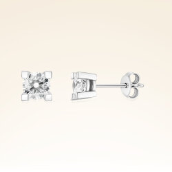1,00 Karat Tektaş Pırlanta Küpe - PR00513 