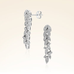 G Renk 0,30 Karat Pırlanta Küpe 